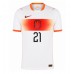 Muški Nogometni Dres Nizozemska Frenkie de Jong #21 Gostujuci SP 2026 Kratak Rukav